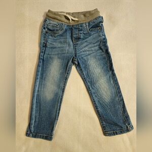 3/$15 Cat & Jack Blue Denim Kids Jeans with Gray Waistband